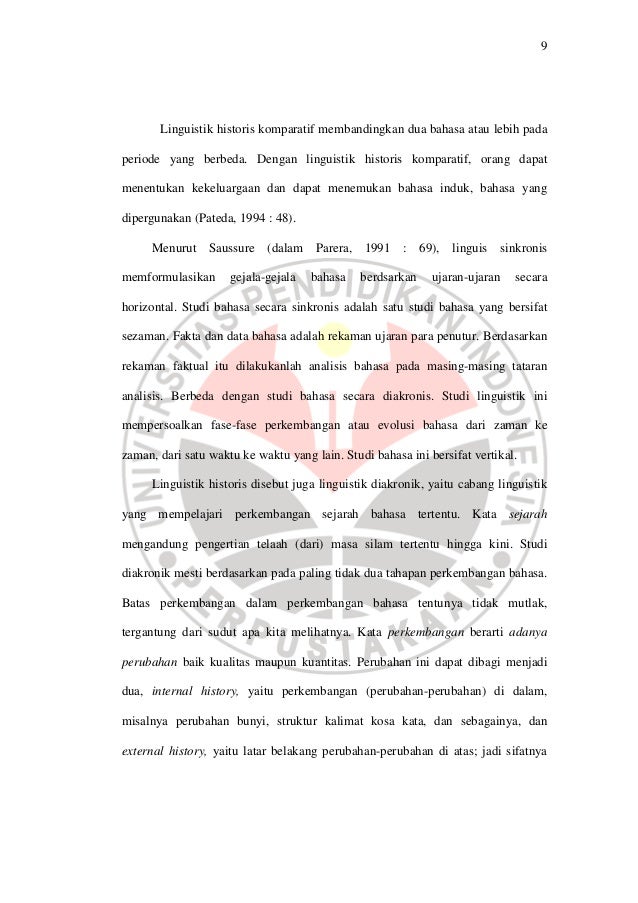 linguistik historis komparatif
